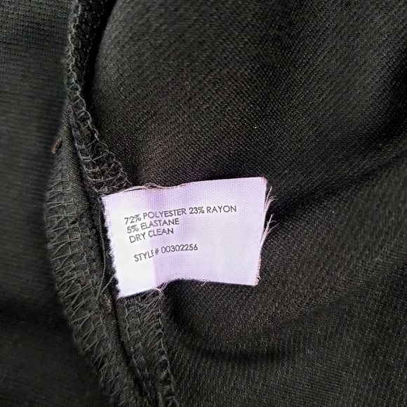 Club Monaco Black Floral Lazer Cut Danny Skater Skirt - Picture 6 of 7